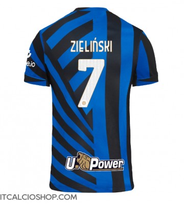 Inter Milan Piotr Zielinski #7 Prima Maglia 2024-25 Manica Corta